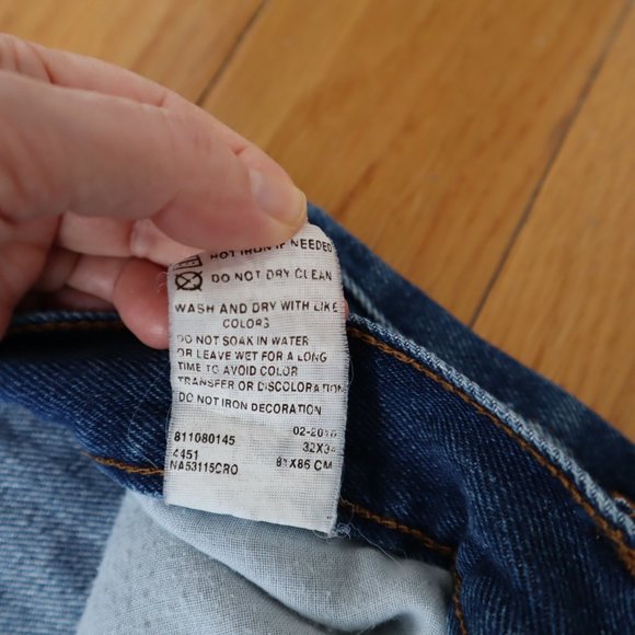 Levi's Signature Regular Straight Medium Wash Blue Jeans - Picture 11 of 11